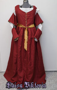 Red and Gold Italian Renaissance Dress – Faerie Queen Costuming