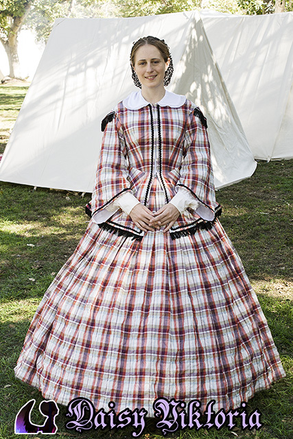 Plaid Civil War Gown – Faerie Queen Costuming