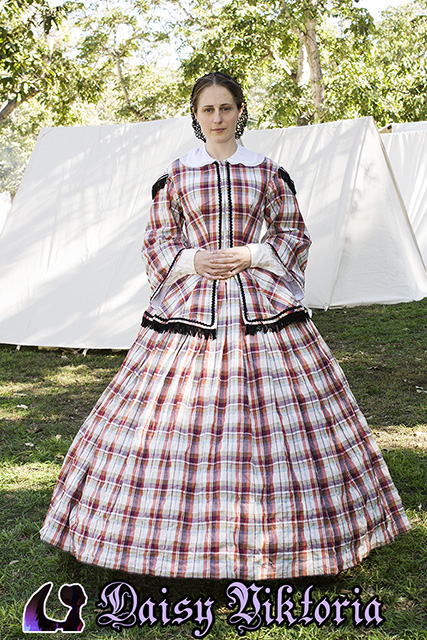 Plaid Civil War Gown – Faerie Queen Costuming