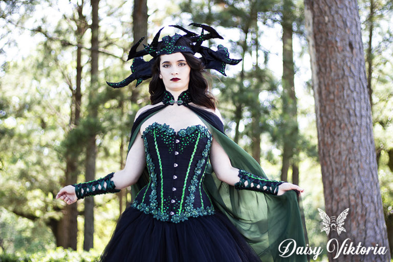 Hela Goddess of Death – Gothic Ballgown + Burlesque – Faerie Queen ...